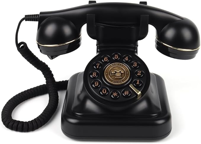 black-antique-audio-guestbook-phone